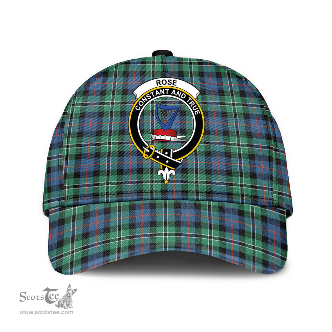 Scottish Rose Hunting Ancient Clan Tartan Tartan Cap - Crest Classic Scottish Plaid Tartan Plaid