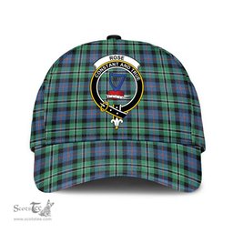 Scottish Rose Hunting Ancient Clan Tartan Tartan Cap - Crest Classic Scottish Plaid Tartan Plaid