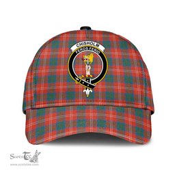 Scottish Chisholm Ancient Clan Tartan Tartan Cap - Crest Classic Scottish Plaid Tartan Plaid