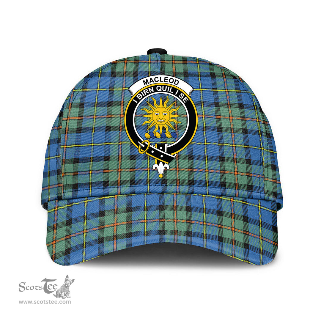 Scottish MacLeod of Harris Ancient Clan Tartan Tartan Cap - Crest Classic Scottish Plaid Tartan Plaid