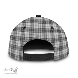 Scottish Douglas Grey Modern Clan Tartan Tartan Cap - Crest Classic Scottish Plaid Tartan Plaid