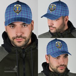 Scottish Mercer Modern Clan Tartan Tartan Cap - Crest Classic Scottish Plaid Tartan Plaid