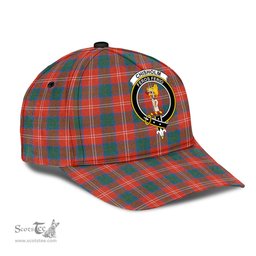 Scottish Chisholm Ancient Clan Tartan Tartan Cap - Crest Classic Scottish Plaid Tartan Plaid