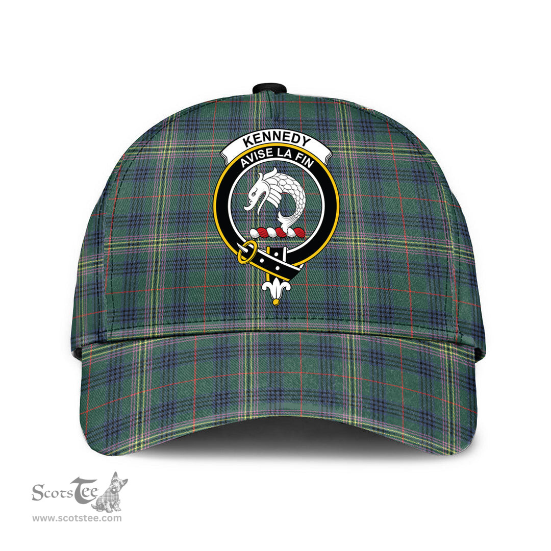 Scottish Kennedy Modern Clan Tartan Tartan Cap - Crest Classic Scottish Plaid Tartan Plaid
