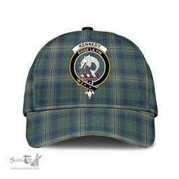 Scottish Kennedy Modern Clan Tartan Tartan Cap - Crest Classic Scottish Plaid Tartan Plaid