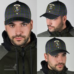 Scottish Murray of Atholl Modern Clan Tartan Tartan Cap - Crest Classic Scottish Plaid Tartan Plaid