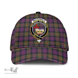 Scottish MacDonald Modern Clan Tartan Tartan Cap - Crest Classic Scottish Plaid Tartan Plaid