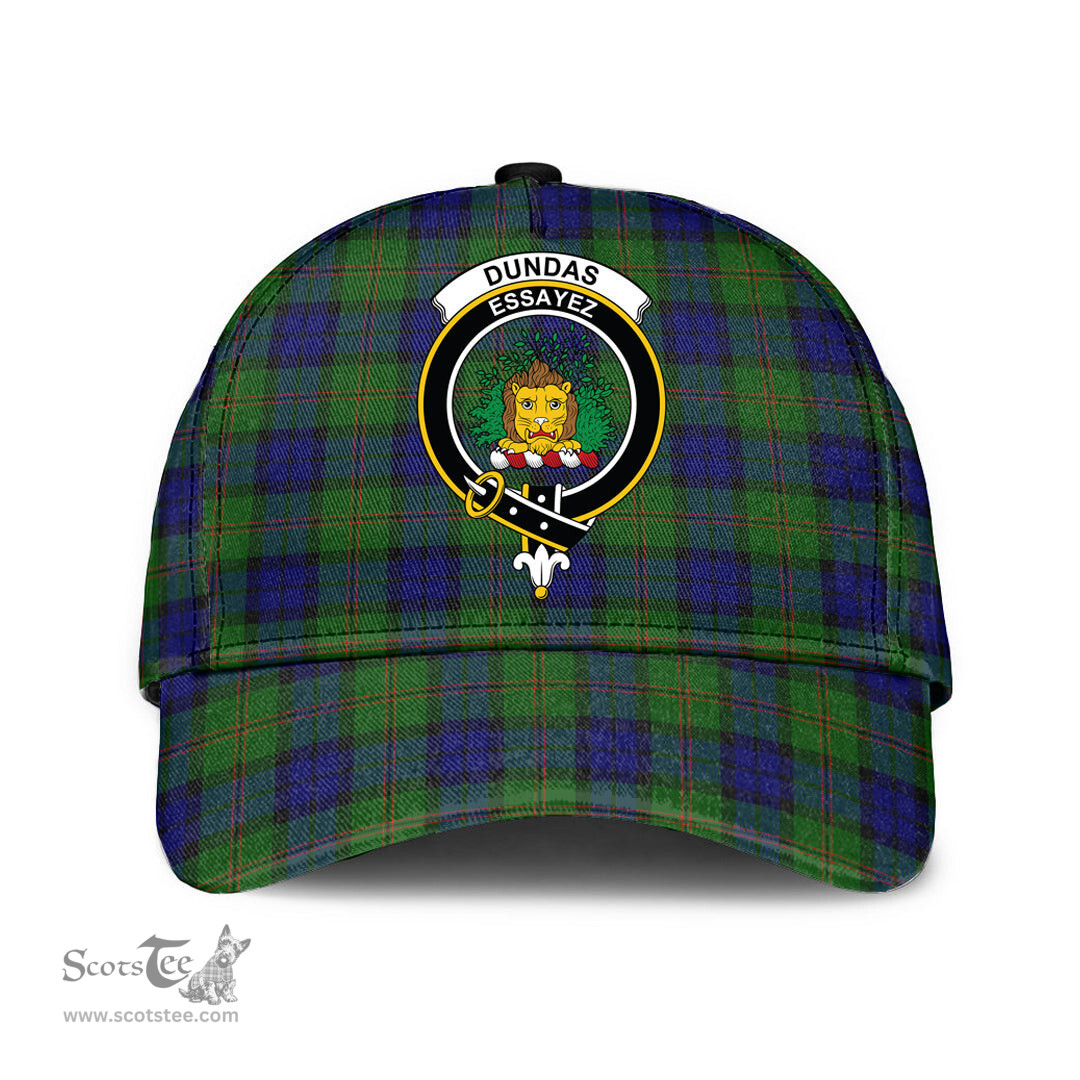 Scottish Dundas Modern Clan Tartan Tartan Cap - Crest Classic Scottish Plaid Tartan Plaid