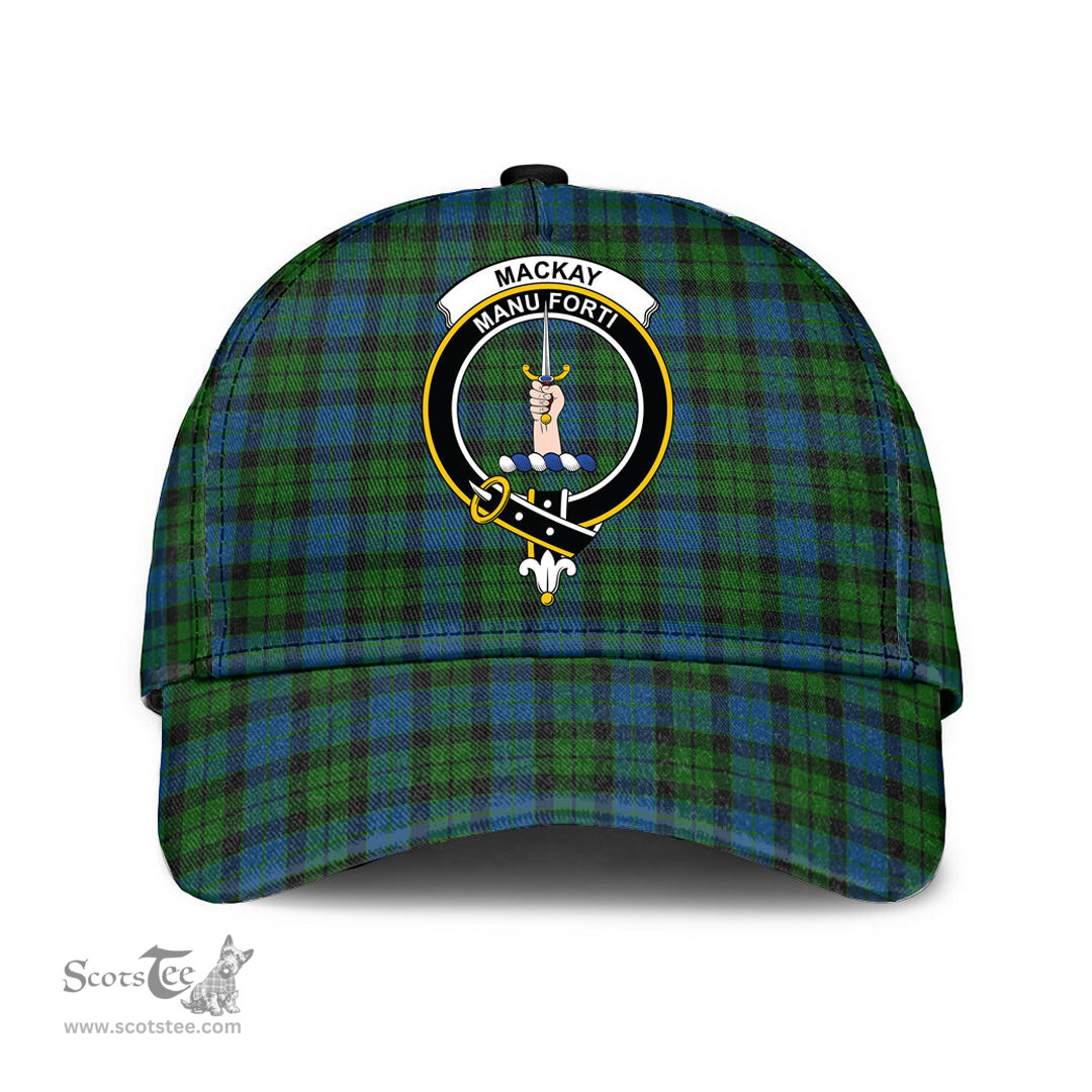 Scottish MacKay Modern Clan Tartan Tartan Cap - Crest Classic Scottish Plaid Tartan Plaid