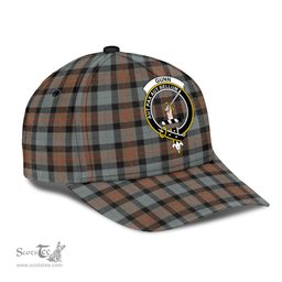 Scottish Gunn Weathered Clan Tartan Tartan Cap - Crest Classic Scottish Plaid Tartan Plaid