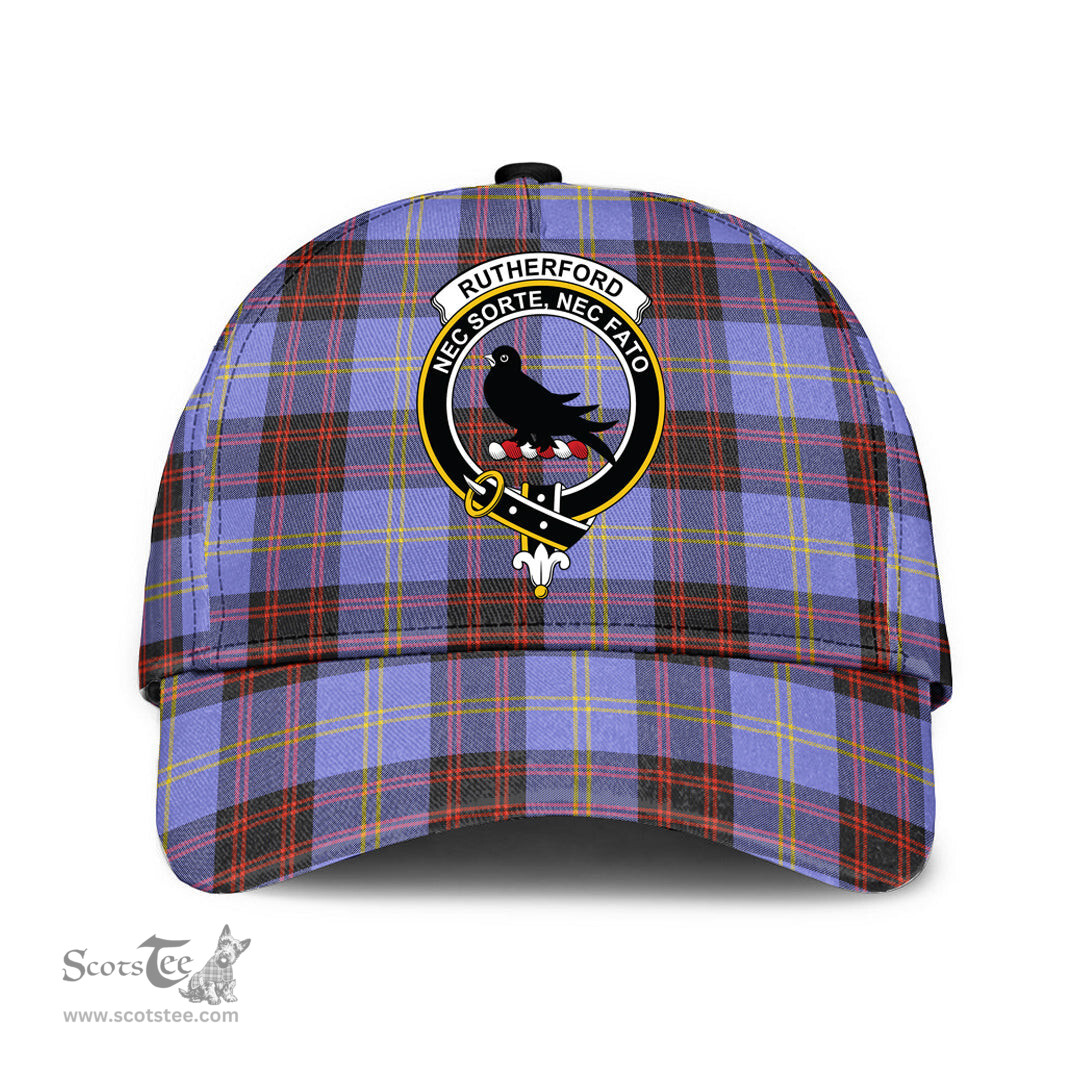 Scottish Rutherford Clan Tartan Tartan Cap - Crest Classic Scottish Plaid Tartan Plaid