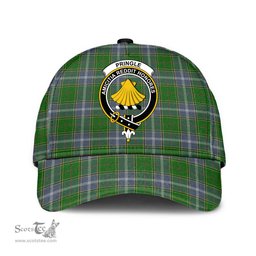 Scottish Pringle Clan Tartan Tartan Cap - Crest Classic Scottish Plaid Tartan Plaid