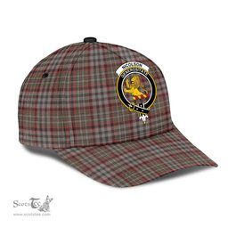 Scottish Nicolson Hunting Weathered Clan Tartan Tartan Cap - Crest Classic Scottish Plaid Tartan Plaid
