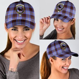 Scottish Rutherford Clan Tartan Tartan Cap - Crest Classic Scottish Plaid Tartan Plaid