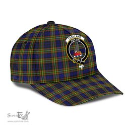 Scottish Clelland Modern Clan Tartan Tartan Cap - Crest Classic Scottish Plaid Tartan Plaid