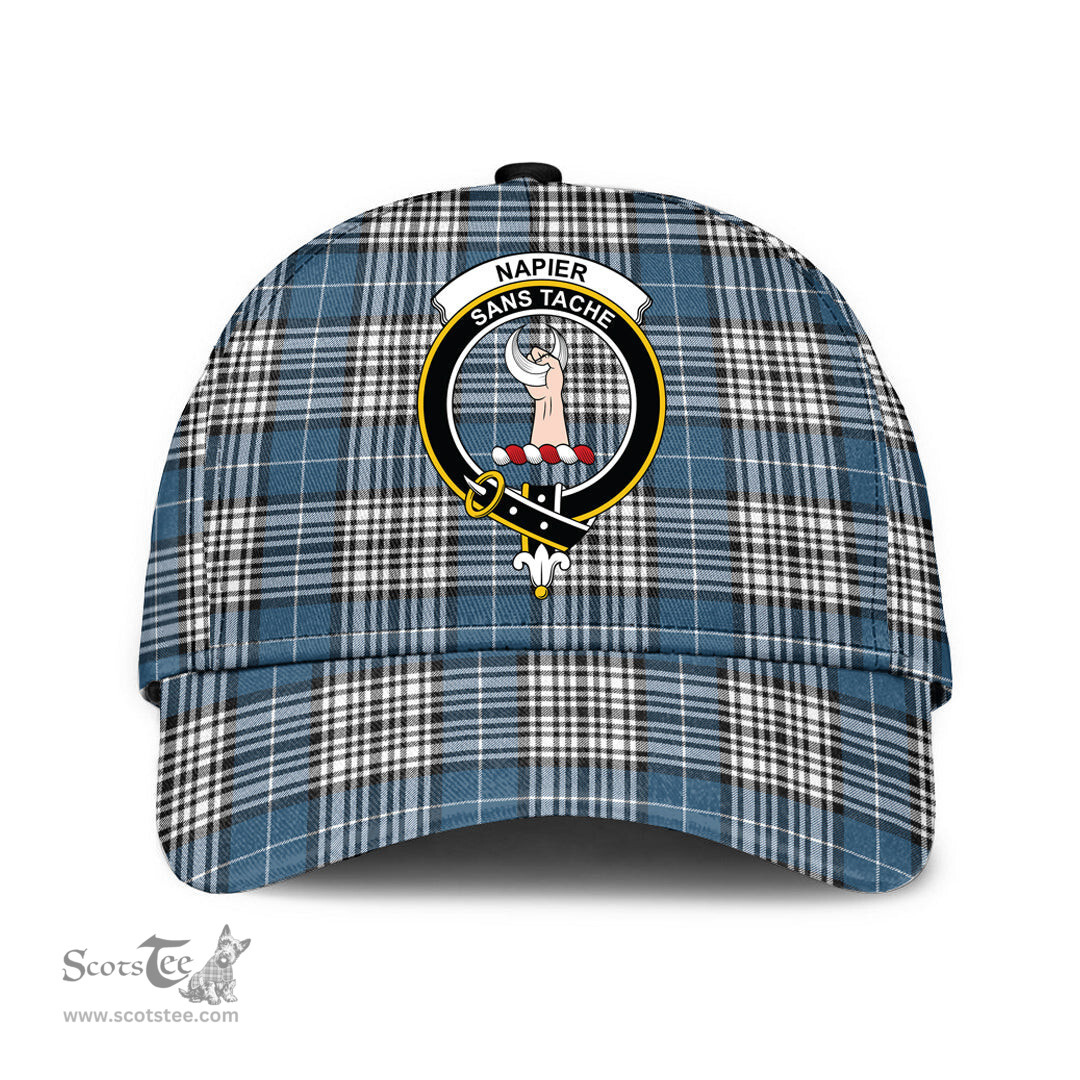 Scottish Napier Modern Clan Tartan Tartan Cap - Crest Classic Scottish Plaid Tartan Plaid
