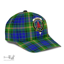 Scottish Maitland Clan Tartan Tartan Cap - Crest Classic Scottish Plaid Tartan Plaid