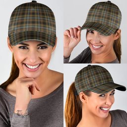 Scottish Stewart Hunting Weathered Clan Tartan Tartan Cap - Classic Scottish Plaid Tartan Plaid