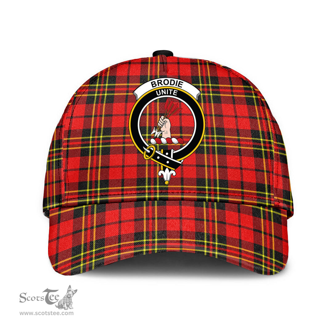 Scottish Brodie Modern Clan Tartan Tartan Cap - Crest Classic Scottish Plaid Tartan Plaid