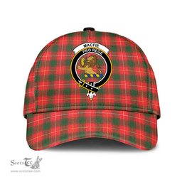 Scottish MacFie Clan Tartan Tartan Cap - Crest Classic Scottish Plaid Tartan Plaid
