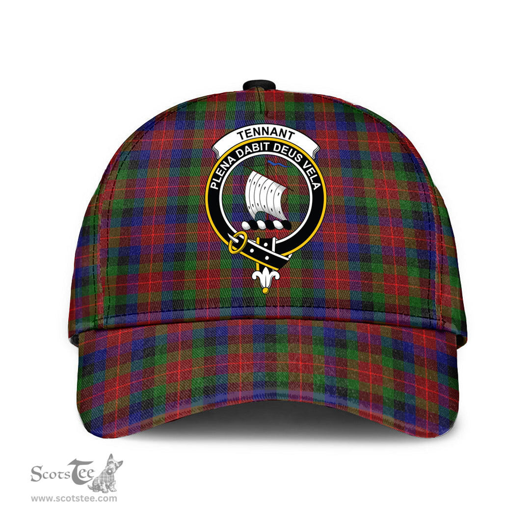 Scottish Tennant Clan Tartan Tartan Cap - Crest Classic Scottish Plaid Tartan Plaid