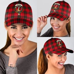 Scottish Wallace Weathered Clan Tartan Tartan Cap - Crest Classic Scottish Plaid Tartan Plaid