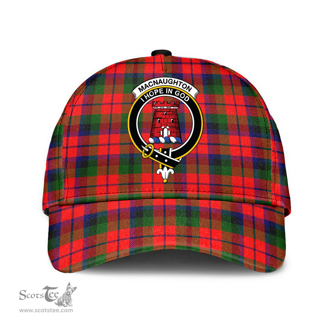 Scottish MacNaughton Modern Clan Tartan Tartan Cap - Crest Classic Scottish Plaid Tartan Plaid