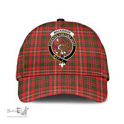 Scottish MacKinnon Modern Clan Tartan Tartan Cap - Crest Classic Scottish Plaid Tartan Plaid