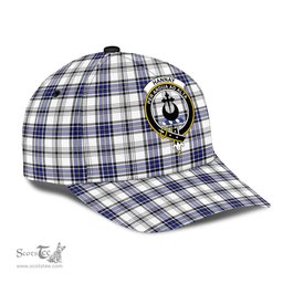 Scottish Hannay Modern Clan Tartan Tartan Cap - Crest Classic Scottish Plaid Tartan Plaid