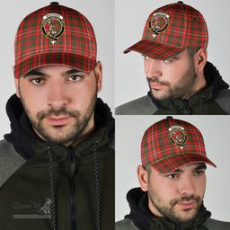 Scottish MacKinnon Modern Clan Tartan Tartan Cap - Crest Classic Scottish Plaid Tartan Plaid