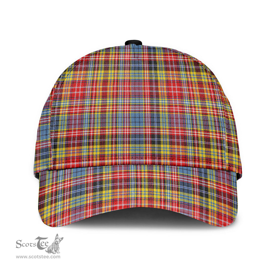 Scottish Drummond of Strathallan Clan Tartan Tartan Cap - Classic Scottish Plaid Tartan Plaid