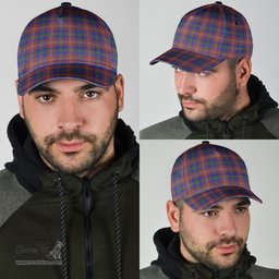 Scottish Chisholm Hunting Modern Clan Tartan Tartan Cap - Classic Scottish Plaid Tartan Plaid