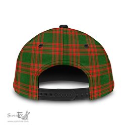 Scottish Menzies Green Modern Clan Tartan Tartan Cap - Classic Scottish Plaid Tartan Plaid