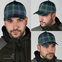Scottish MacDonald of the Isles Hunting Modern Clan Tartan Tartan Cap - Classic Scottish Plaid Tartan Plaid