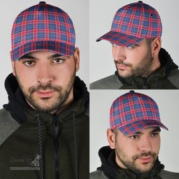 Scottish Graham of Menteith Red Clan Tartan Tartan Cap - Classic Scottish Plaid Tartan Plaid