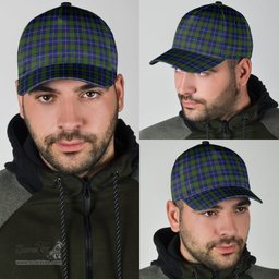 Scottish MacLeod of Harris Modern Clan Tartan Tartan Cap - Classic Scottish Plaid Tartan Plaid