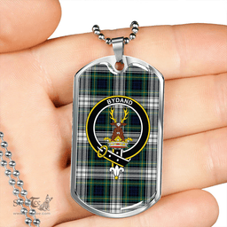 ScottishPlaid Gordon Dress Modern Clan Tartan Dog Tag Necklace - Crest Classic Scottish Plaid Tartan Plaid