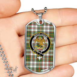 ScottishPlaid Hay Dress Modern Clan Tartan Dog Tag Necklace - Crest Classic Scottish Plaid Tartan Plaid