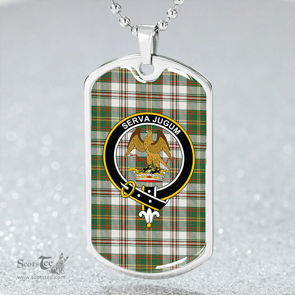 ScottishPlaid Hay Dress Ancient Clan Tartan Dog Tag Necklace - Crest Classic Scottish Plaid Tartan Plaid