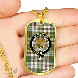ScottishPlaid Hay Dress Ancient Clan Tartan Dog Tag Necklace - Crest Classic Scottish Plaid Tartan Plaid