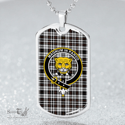 ScottishPlaid Little Arisaid Modern Clan Tartan Dog Tag Necklace - Crest Classic Scottish Plaid Tartan Plaid