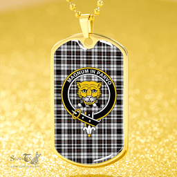 ScottishPlaid Little Arisaid Modern Clan Tartan Dog Tag Necklace - Crest Classic Scottish Plaid Tartan Plaid