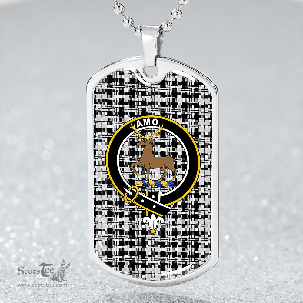 ScottishPlaid Scott (Sir Walter) Personal Clan Tartan Dog Tag Necklace - Crest Classic Scottish Plaid Tartan Plaid