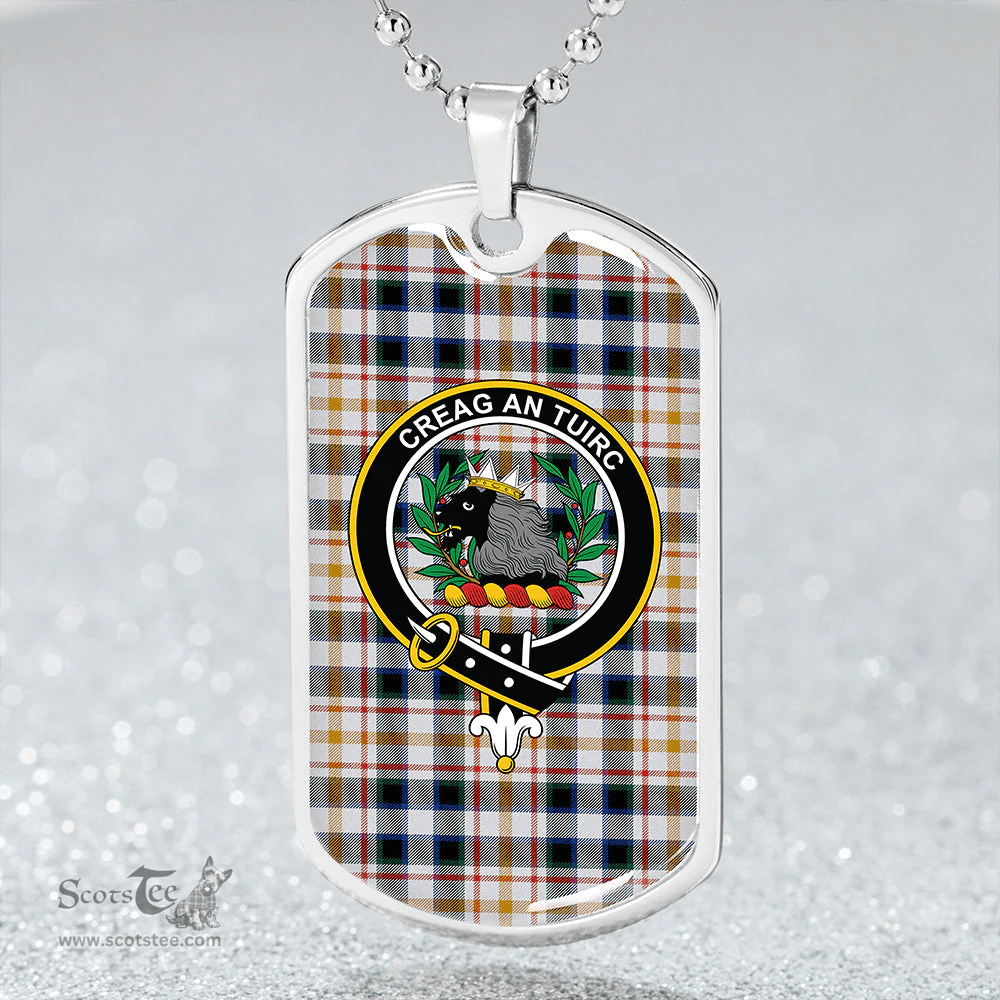 ScottishPlaid MacLaren Albino Dance Modern Clan Tartan Dog Tag Necklace - Crest Classic Scottish Plaid Tartan Plaid