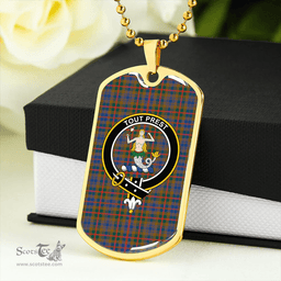 ScottishPlaid Murray Bed Cover Modern Clan Tartan Dog Tag Necklace - Crest Classic Scottish Plaid Tartan Plaid