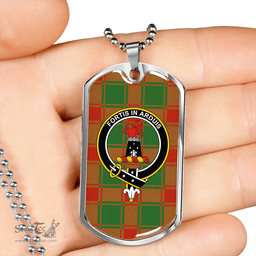 ScottishPlaid Middleton Modern Clan Tartan Dog Tag Necklace - Crest Classic Scottish Plaid Tartan Plaid