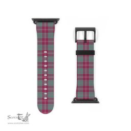 Scottish Crawford Ancient Clan Tartan Watch Band Apple Watch Style Scottish Plaid Tartan Plaid