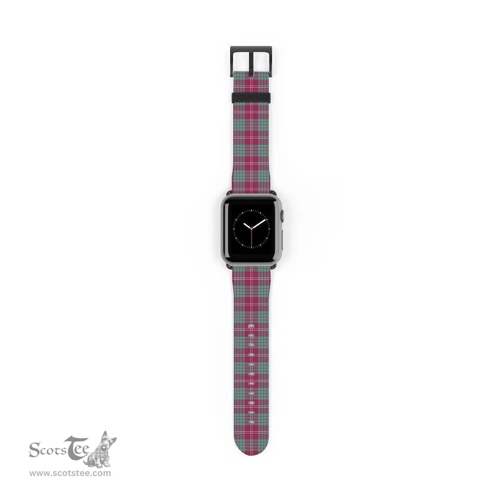 Scottish Crawford Ancient Clan Tartan Watch Band Apple Watch Style Scottish Plaid Tartan Plaid
