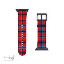Scottish MacTavish Modern Clan Tartan Watch Band Apple Watch Style Scottish Plaid Tartan Plaid