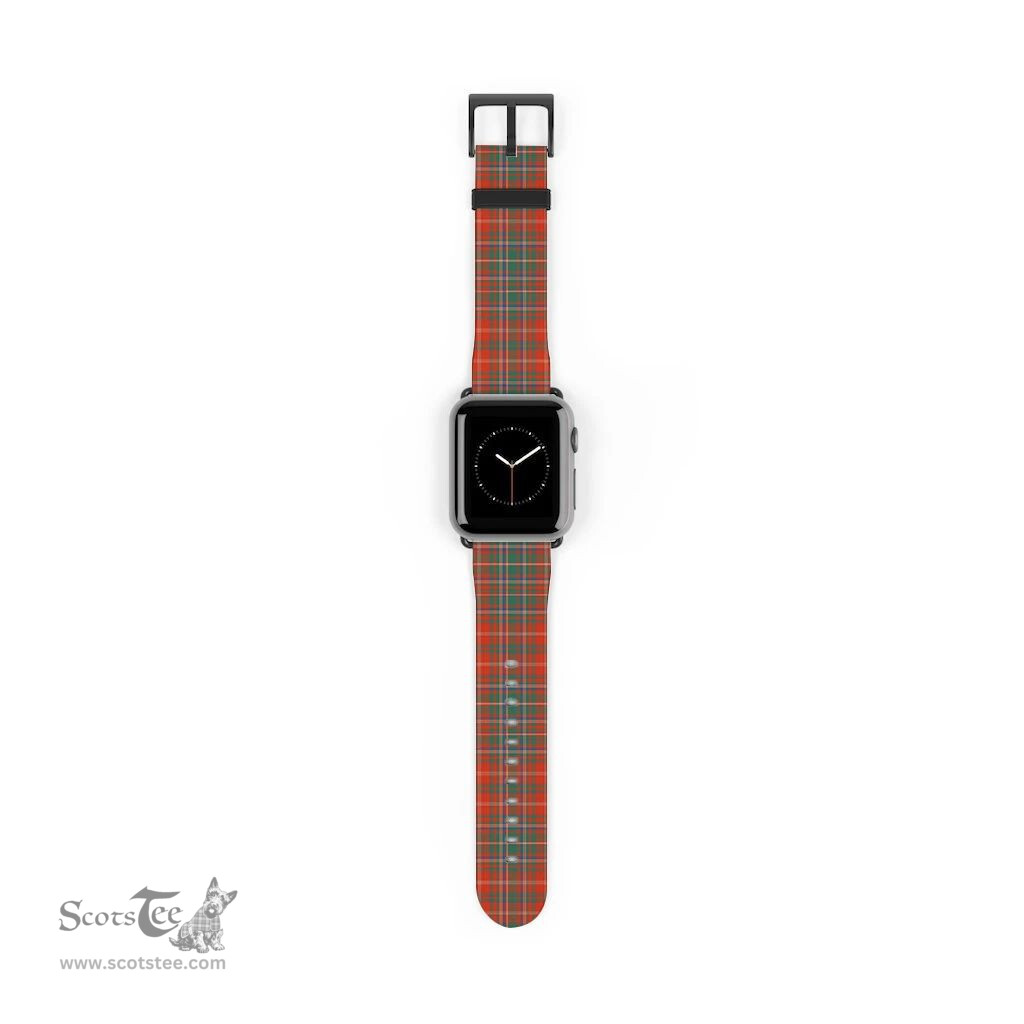 Scottish MacDougall Ancient Clan Tartan Watch Band Apple Watch Style Scottish Plaid Tartan Plaid